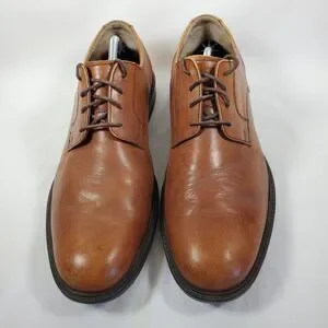 Johnston Murphy Tabor Plain Toe Oxford Shoes Brown 20 3360 Men\'s 13 M Johnston & Murphy Dress Shoes Mens 9.5M Tabor Plain Toe  main image 3